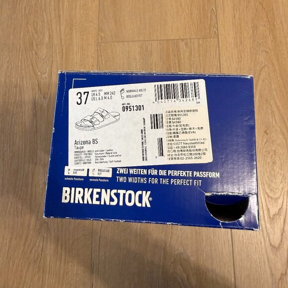 Birkenstock Women's Arizona  Suede Leather size 37 - Picture 2 of 3